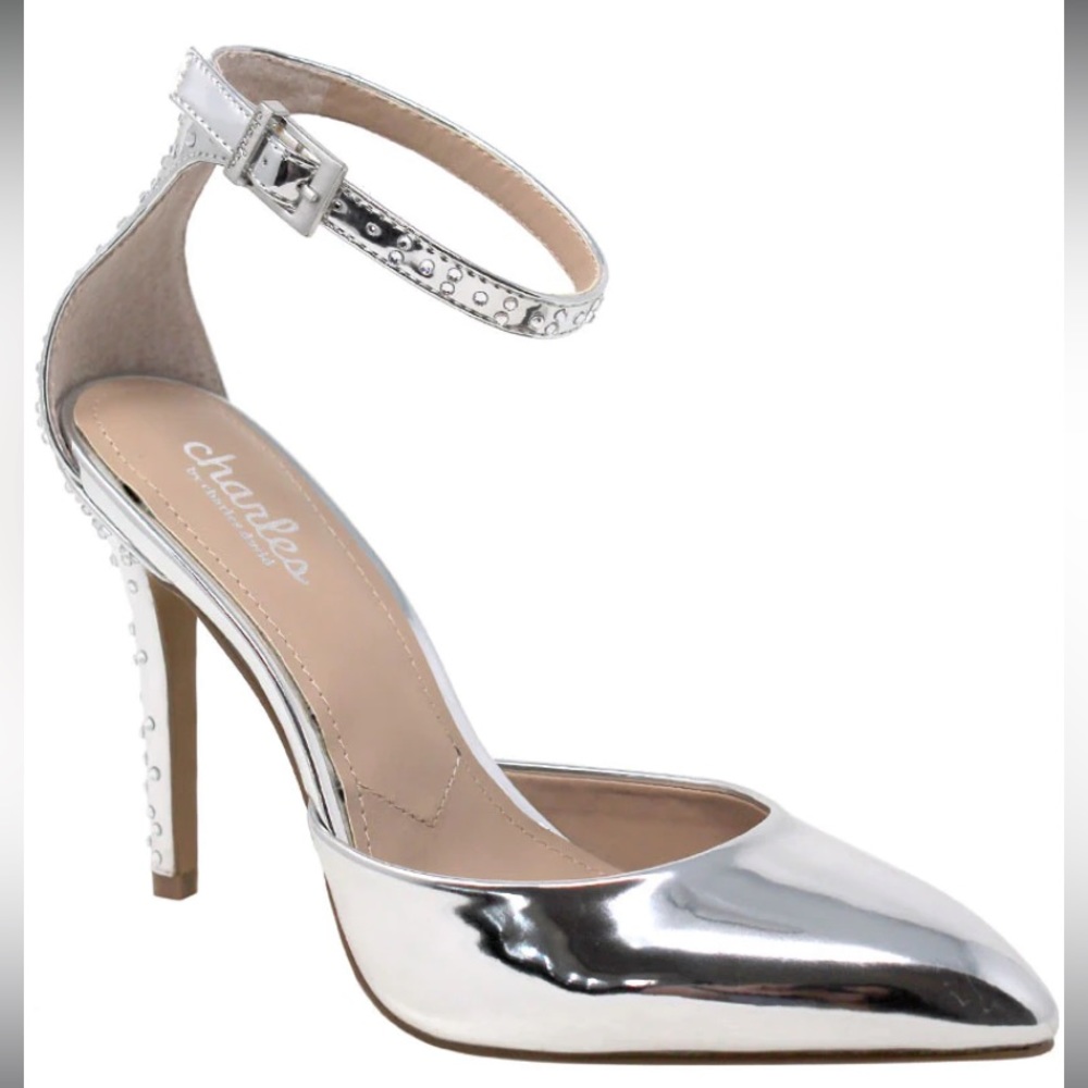 CHARLES BY CHARLES DAVID Poison Ankle Strap Pumps Size 7.5